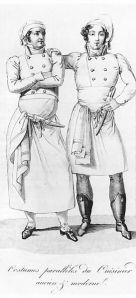 Cooks Costumes of the 19th C.